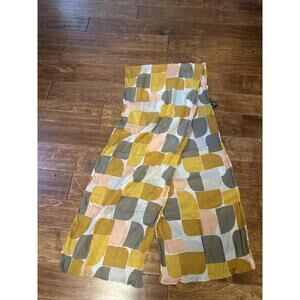 Gudrun Sjoden Organic Cotton Scarf Shawl Spring Summer 16" X 86"